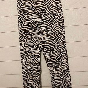 Animal print pants